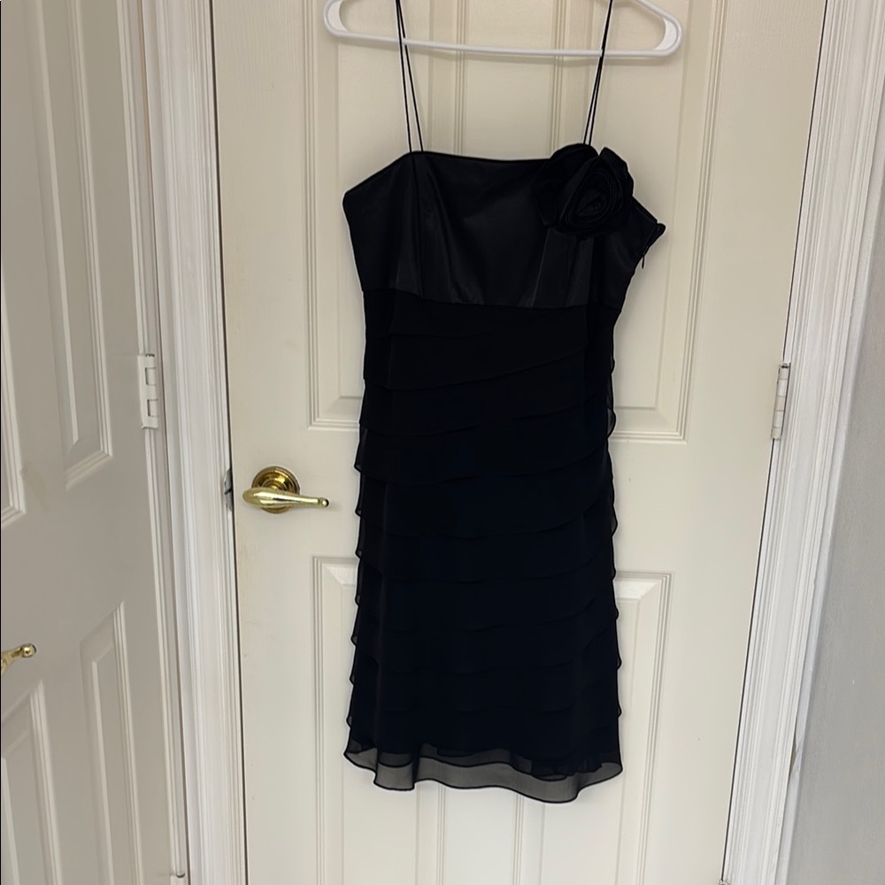 White House Black Market Black Sheath Cocktail Dress